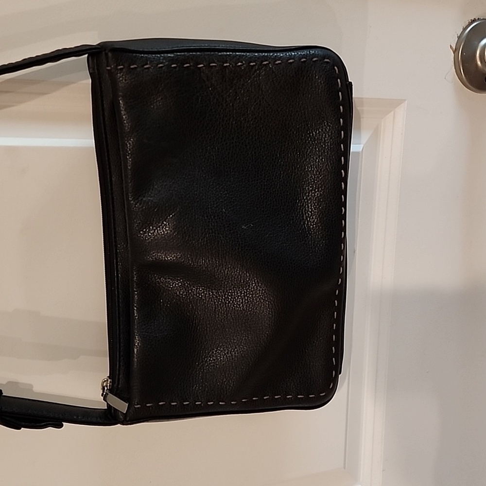 AURIELLE Leather Shoulder Bag